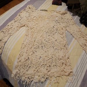 Crochet swim cover up